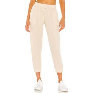 Donni Sweater Henley White Sweatpant Size M